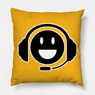 Gamoji Dark Happy Alt Pillow