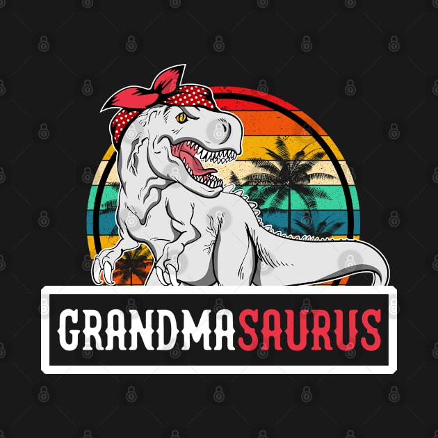 Grandmasaurus T Rex Dinosaur Grandma Saurus Family by UniqueTeeDesigns