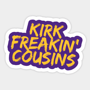 Kirk Cousins Stickers for Sale