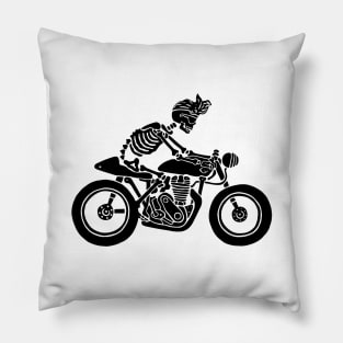 Balinese Skeleton Rider Pillow