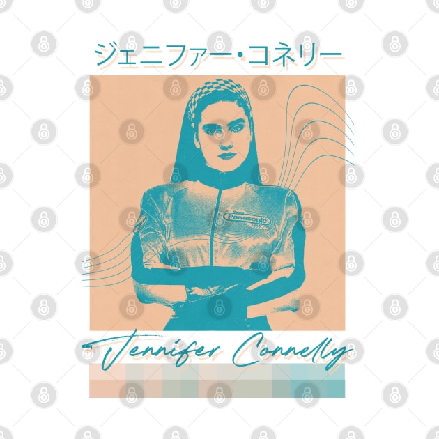 Jennifer Connelly • Retro Aesthetic Design by unknown_pleasures