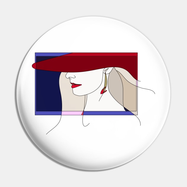 Code Rouge #woman #girl #beauty #fineart #popart #home #decor #fashion #buyart #artprint #minimal #drawing Pin by Kirovair