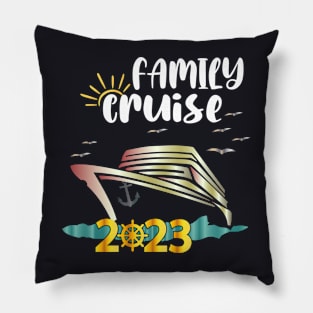 Family Cruise 2023 Pillow