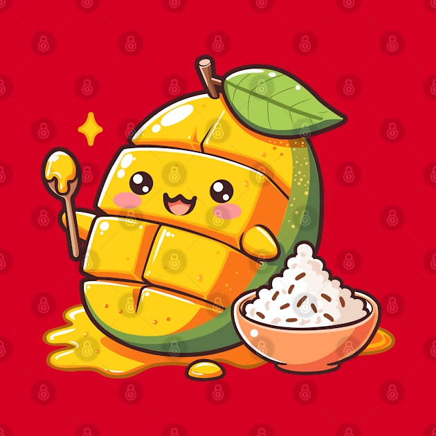 Cute Mango Sticky Rice by Arief Uchiha