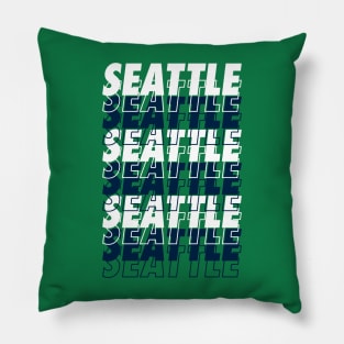 Seattle - Echo Graphic Pillow