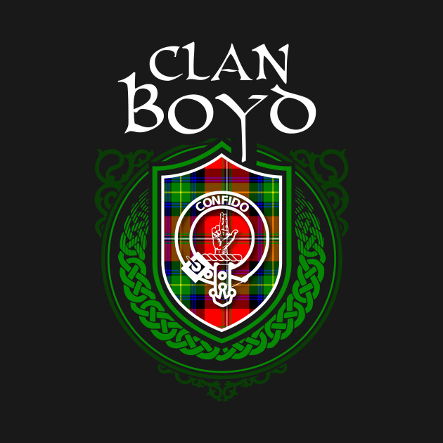 Clan Boyd Surname Scottish Clan Tartan Crest Badge Scottish Clan T
