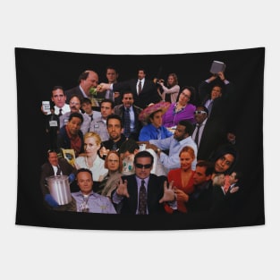 THE OFFICE COLLAGE Tapestry