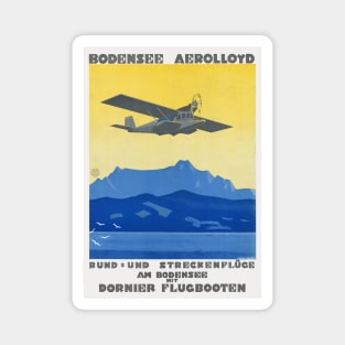 Bodensee Aerolloyd Vintage Poster 1925 Magnet