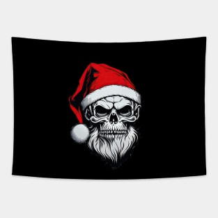 Christmas Skull Tapestry