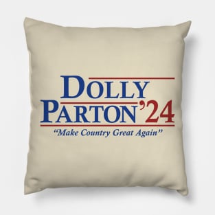 Dolly For President 2024 Pillow