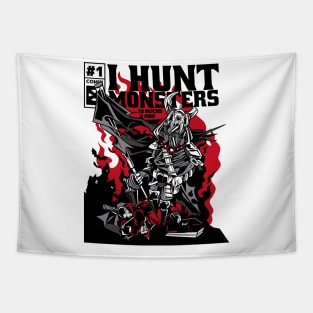 Gaming I Hunt Monsters Gamer Console PC Lustig Tapestry