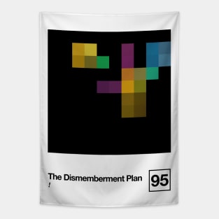 The Dismemberment Plan / Minimalist Style Graphic Artwork Poster Design Tapestry