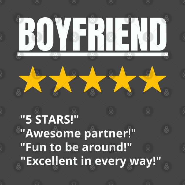 boyfriend gift 5 star by Bless It All Tees
