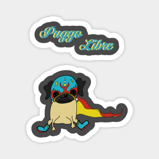 Puggo Libre Magnet