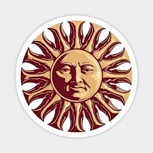 SUN FACE Magnet