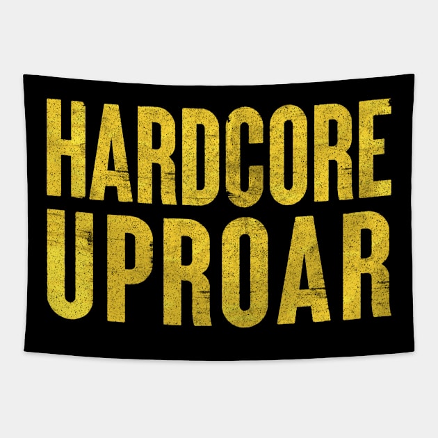 Hardcore Uproar /// 90s Rave Fan Design Tapestry by CultOfRomance