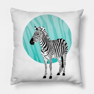 Zebra: stripes and pop art Pillow