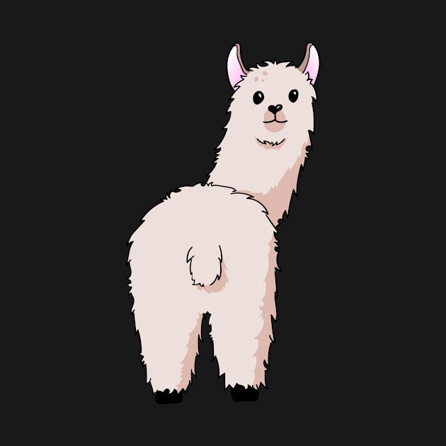 Alpaca Cool Lama Butt by Tobias Store