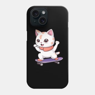 Skateboard Cat Phone Case