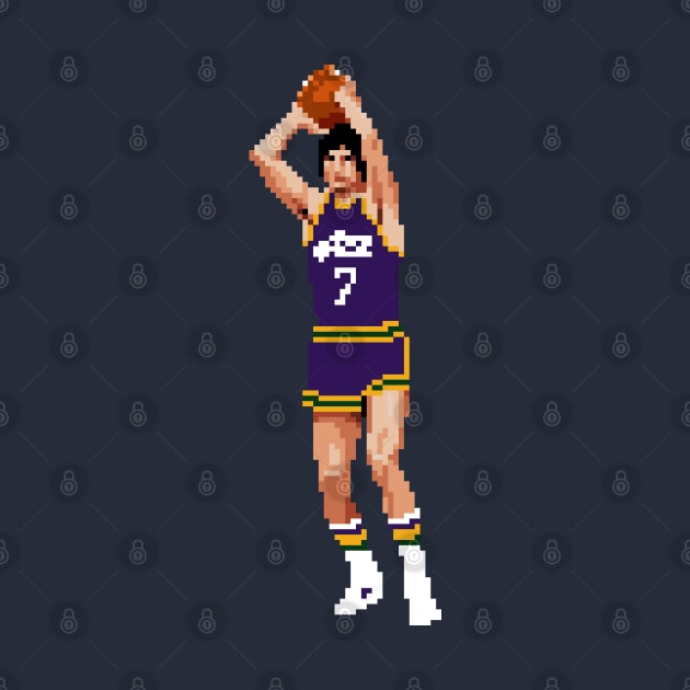 Pete Maravich Pixel by qiangdade