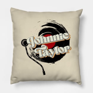 Johnnie Taylor // Vinyl Vintage Style Pillow