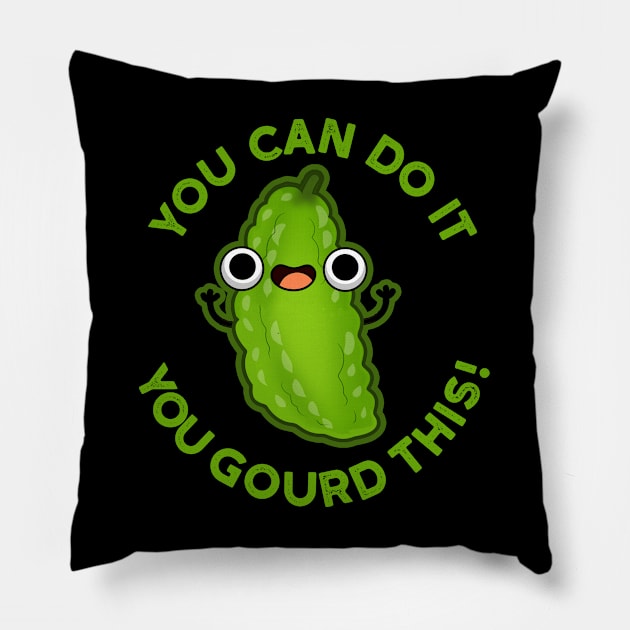 You Can Do It You Gourd This Cute Veggie Pun Pillow by punnybone