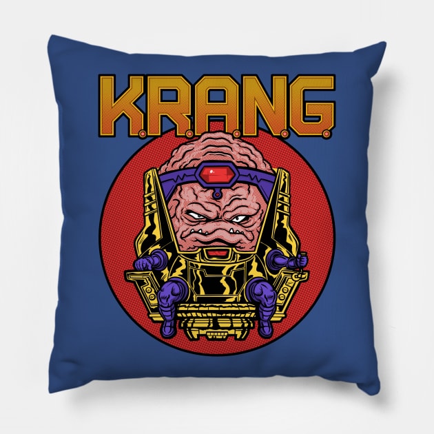 K.R.A.N.G. Pillow by harebrained