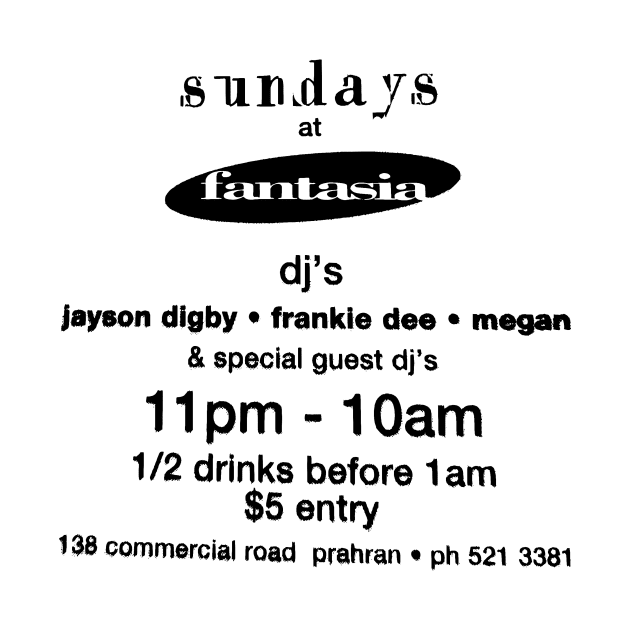 Sunday's at Fantasia - Prahran, Melbourne (Retro Australian Gay Bar) by SNAustralia