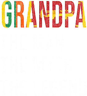 Grand Father Sri Lankan Grandpa The Man The Myth The Legend - Gift for Sri Lankan Dad With Roots From  Sri Lanka Magnet