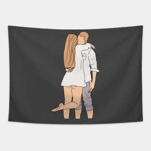 Couple Love Tapestry