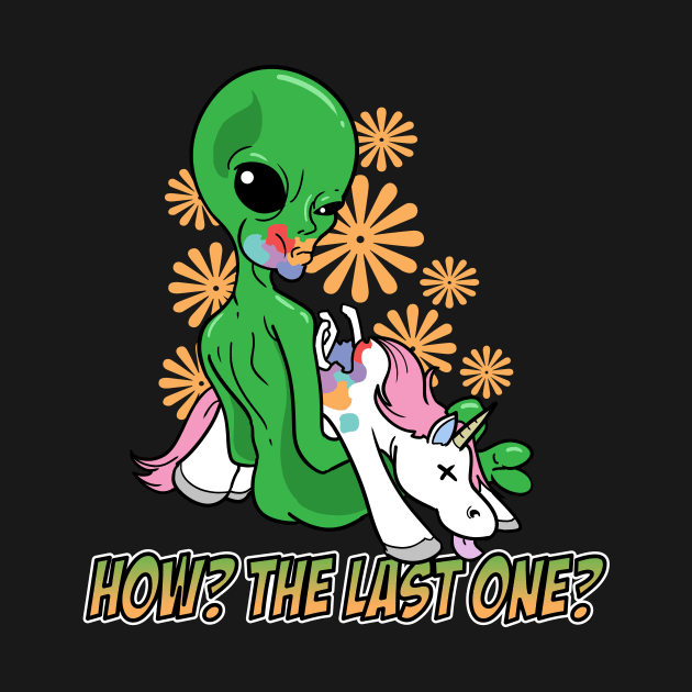 Alien Eating The Last Unicorn How? The Last One? by ModernMode