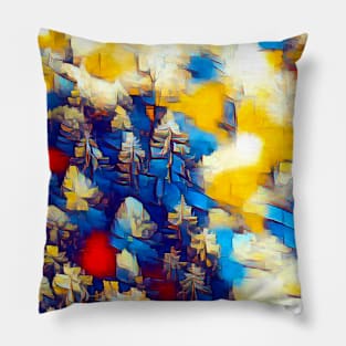 Forest Colorful Shaped Pillow