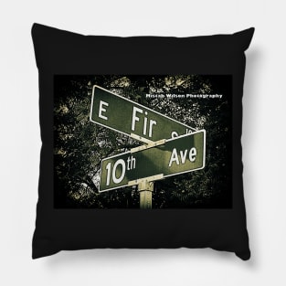 Fir Street & 10th Avenue, Seattle, WA by MWP Pillow