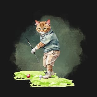 Cat golfer T-Shirt