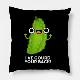 I've Gourd Your Back Cute Veggie Pun Pillow