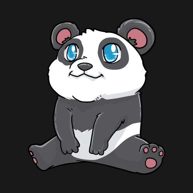Panda Kawaii Anime Cute - Panda - T-Shirt | TeePublic