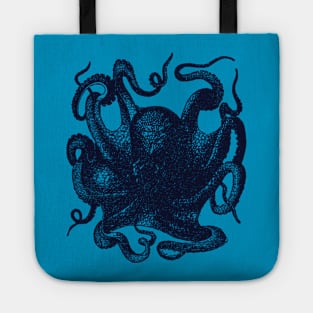 Retro Octopus Illustration Tote