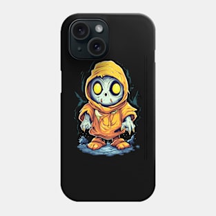 Eerie Halloween Ghoul Art - Spooky Season Delight Phone Case