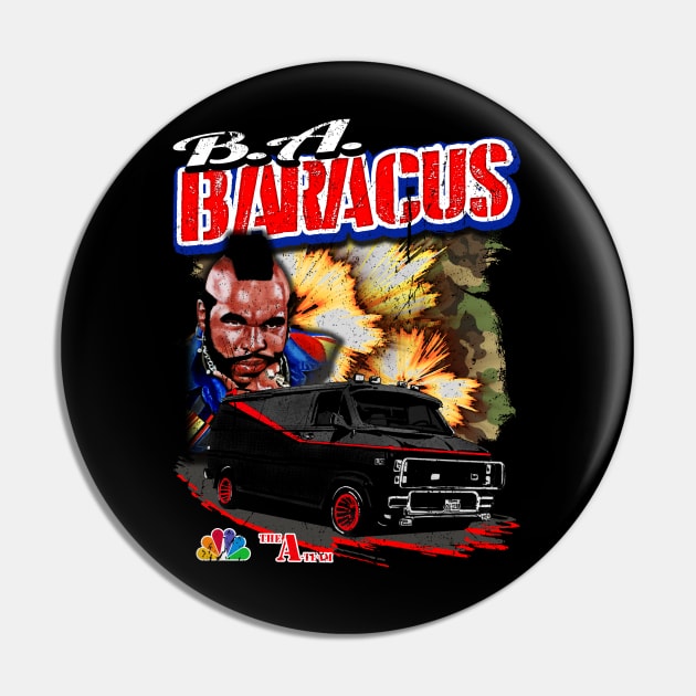 B.A. Baracus Pin by BigOrangeShirtShop