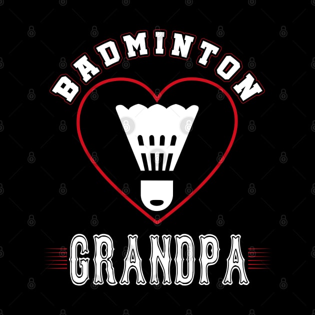 Grandpa Badminton Team Family Matching Gifts Funny Sports Lover Player by uglygiftideas