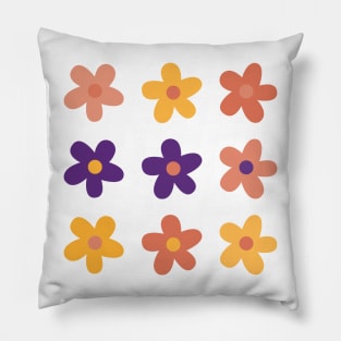 Colorful Flowers Pillow