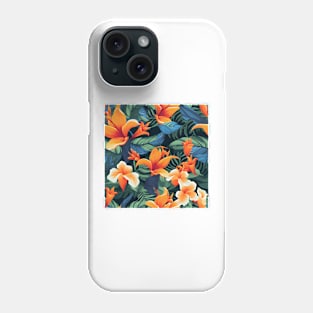 Tropical Flowers Pattern 8 Phone Case