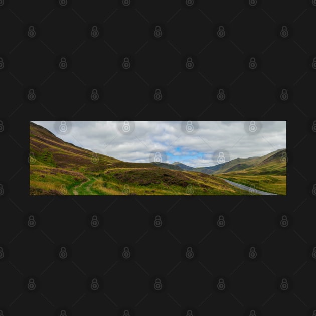 Panorama of Glen Shee in Perthshire, Scotland by Dolfilms