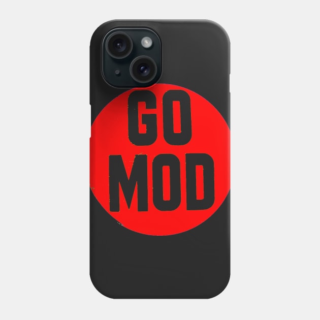 Lightly Distressed Go Mod Design Phone Case by artbitz