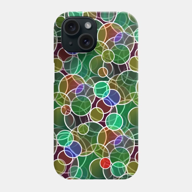 PSYCHEDELIC Circles Abstract Designs Phone Case by SartorisArt1
