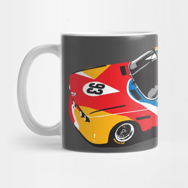 My drawing of the American sports car Coffee Mug by DESIGN jaag