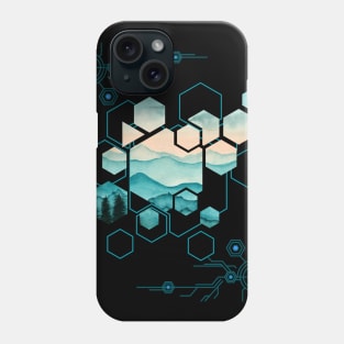 Hexagon Abstract Nature Phone Case