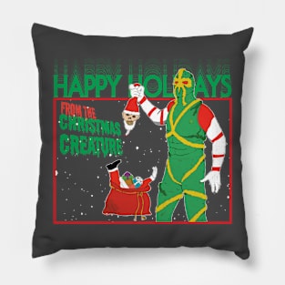 the xmas creature Pillow