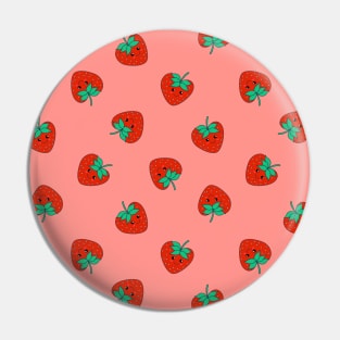 Abstract strawberry pattern Pin