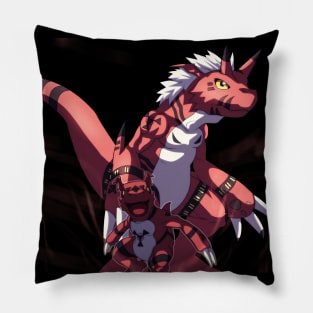 Guilmon and Growlmon Digimon 2 Pillow